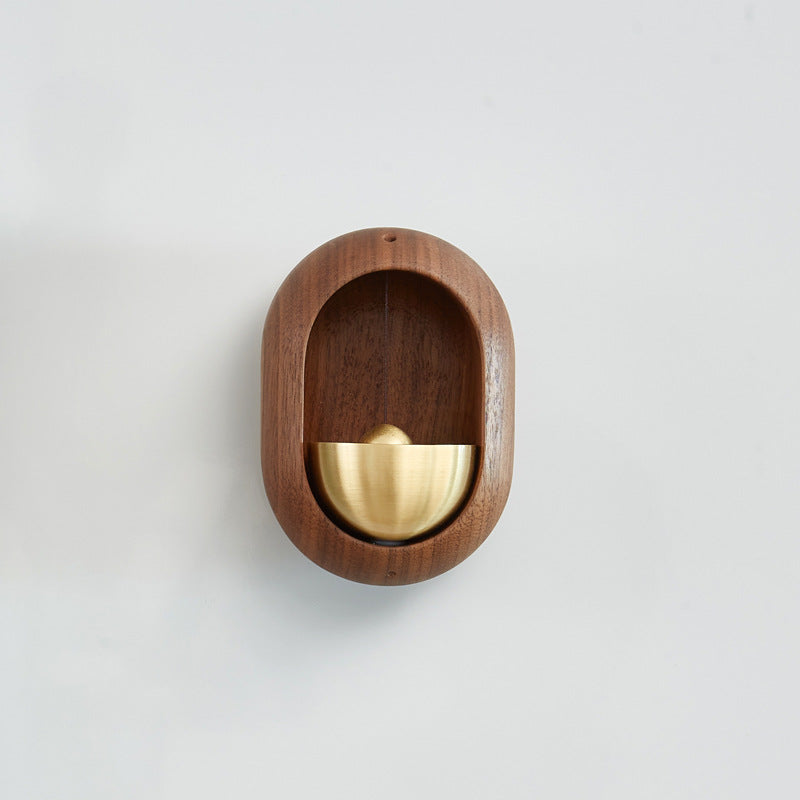 Wooden Magnetic Suction Door Bell Pendant