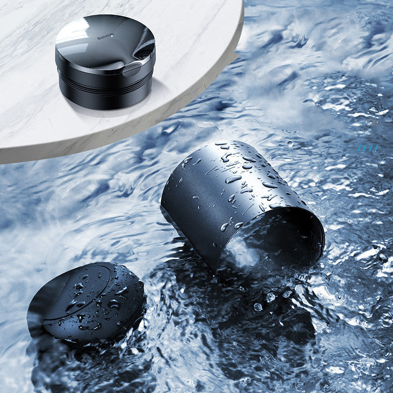 Car Ashtray LED Light Alloy Ash Tray Aluminum Cup Portable Smokeless Auto Ashtray Flame Retardant Cigarette Holder Box