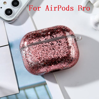 Compatible with Apple, Quicksand earphone shell