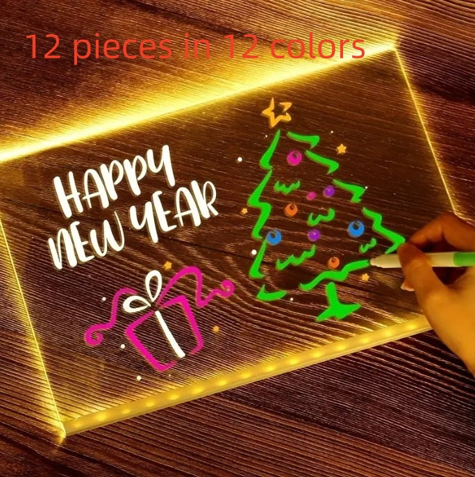 Large LED Note Board With Color Illuminated Message Board Painting