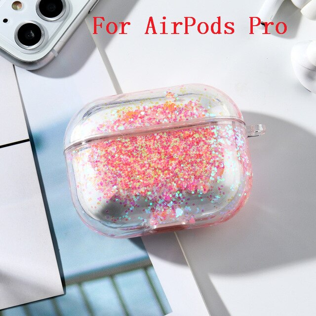 Compatible with Apple, Quicksand earphone shell