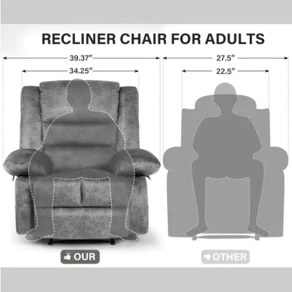 Grey Massage Lounger Sofa