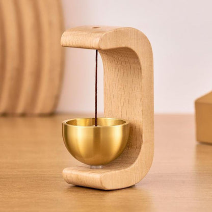 Black Walnut Suction Door Copper Bell