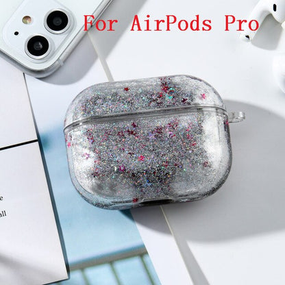 Compatible with Apple, Quicksand earphone shell