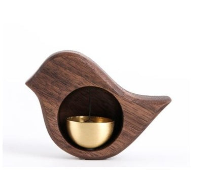 Wooden Magnetic Suction Door Bell Pendant