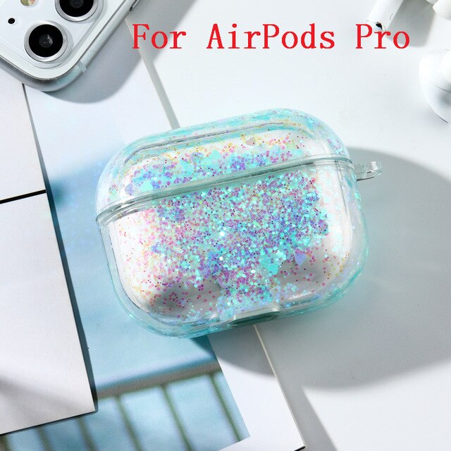 Compatible with Apple, Quicksand earphone shell