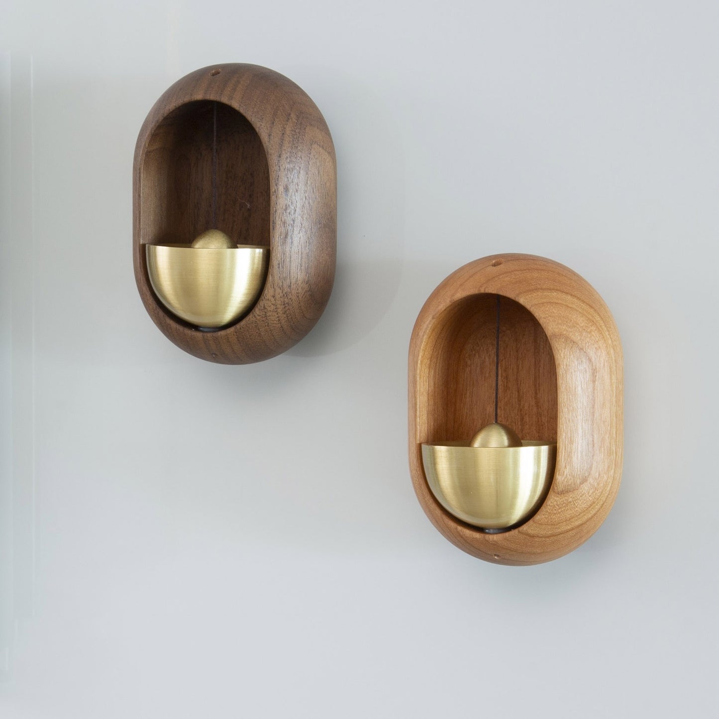 Wooden Magnetic Suction Door Bell Pendant