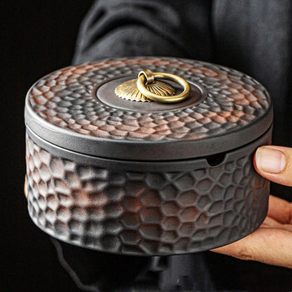 Home Living Room Fly-proof Ash Tray With Lid Office Ashtray