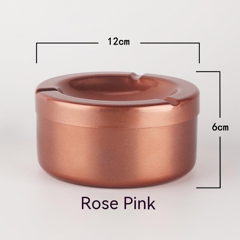 European Style With Lid Stainless Steel Ash Tray Creative