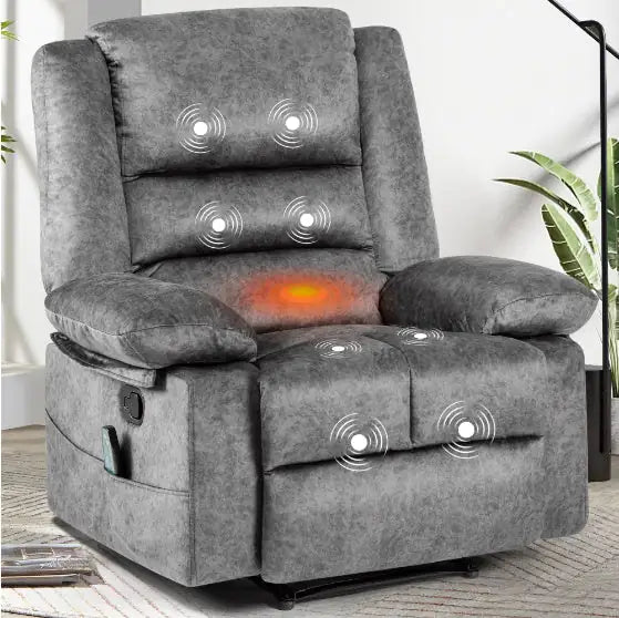 Grey Massage Lounger Sofa