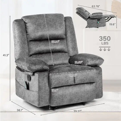 Grey Massage Lounger Sofa
