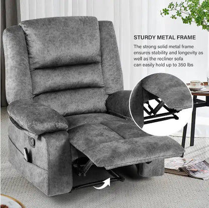 Grey Massage Lounger Sofa