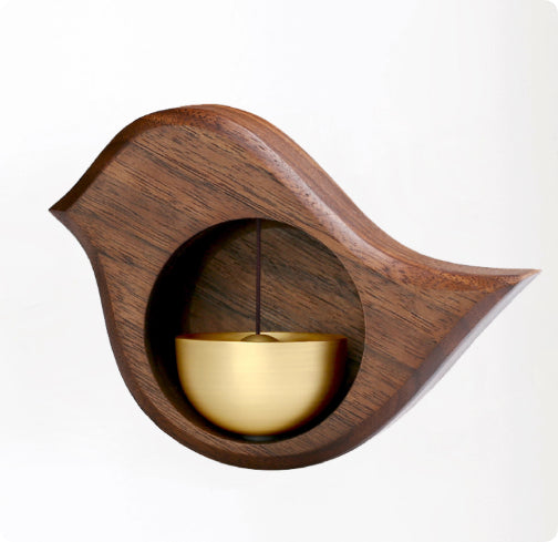 Black Walnut Suction Door Copper Bell