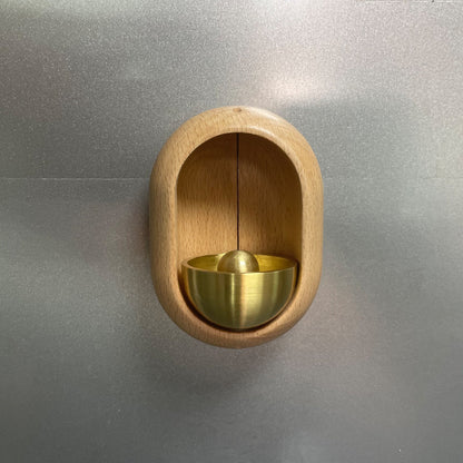 Wooden Magnetic Suction Door Bell Pendant