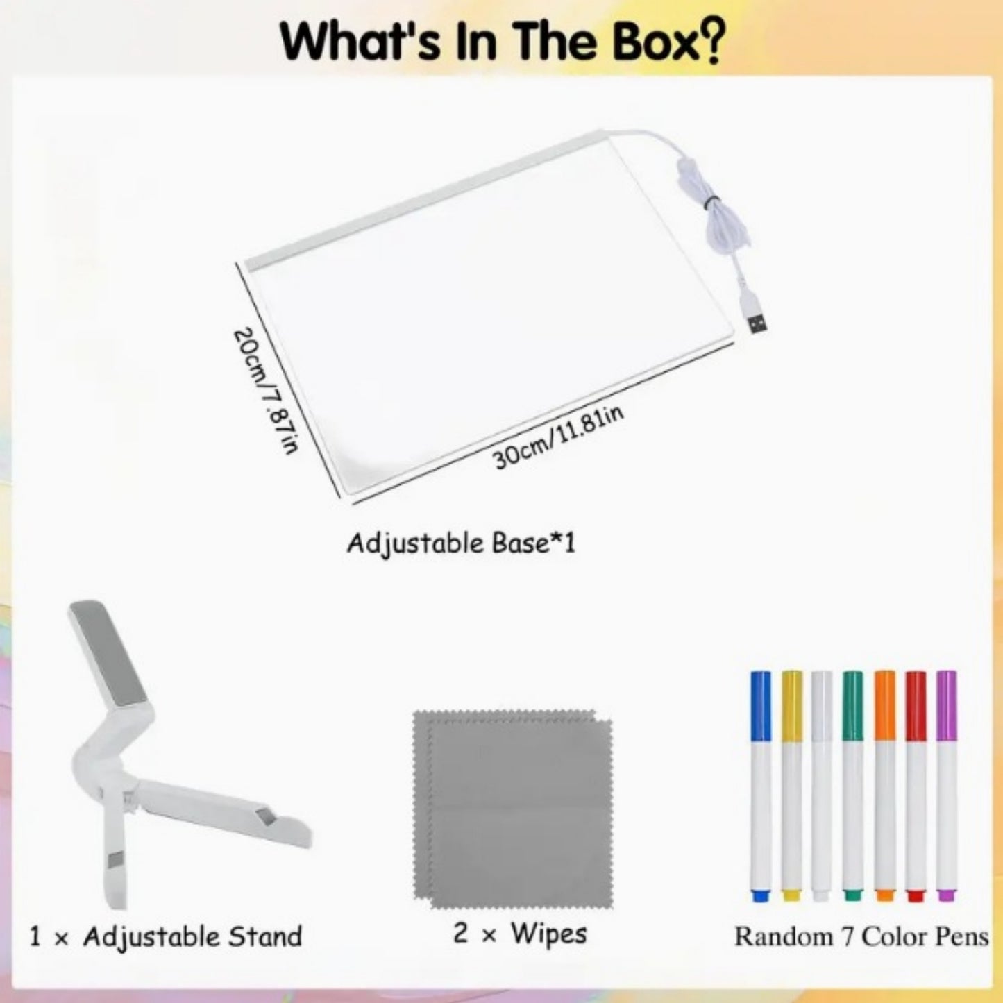 Large LED Note Board With Color Illuminated Message Board Painting