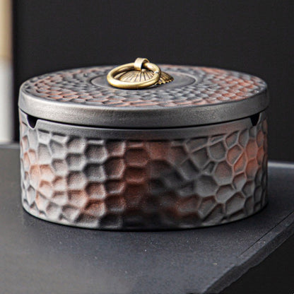 Home Living Room Fly-proof Ash Tray With Lid Office Ashtray