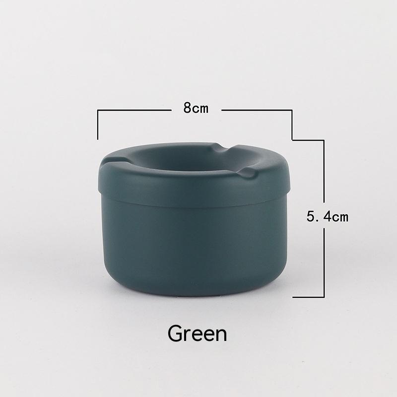 European Style With Lid Stainless Steel Ash Tray Creative