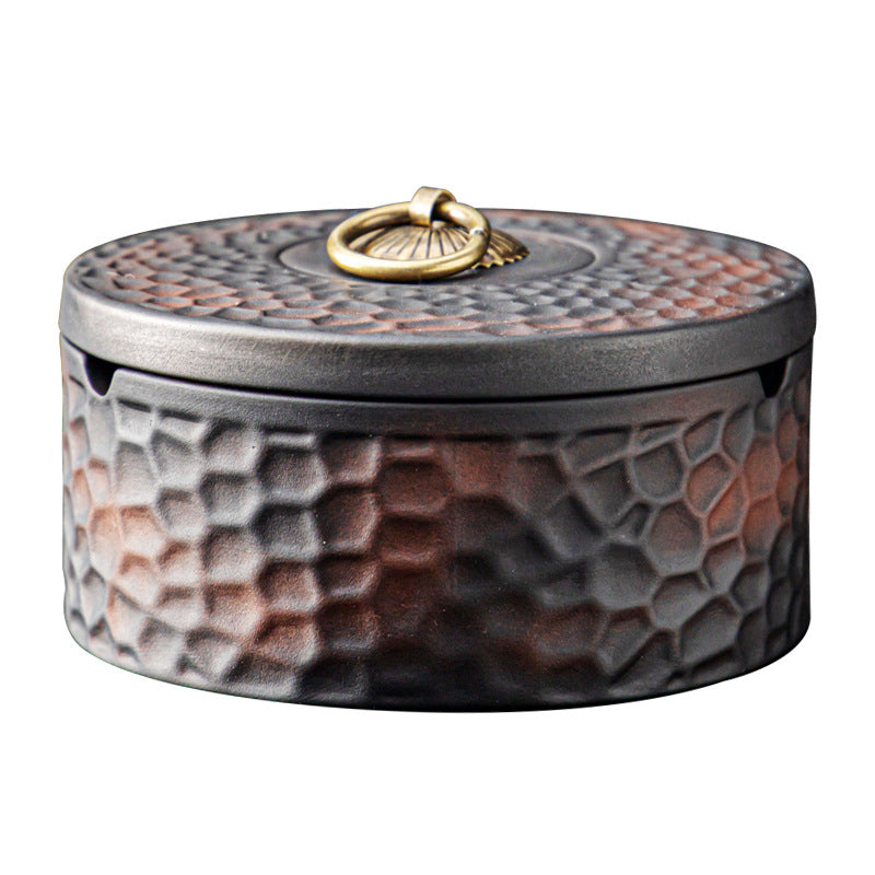 Home Living Room Fly-proof Ash Tray With Lid Office Ashtray