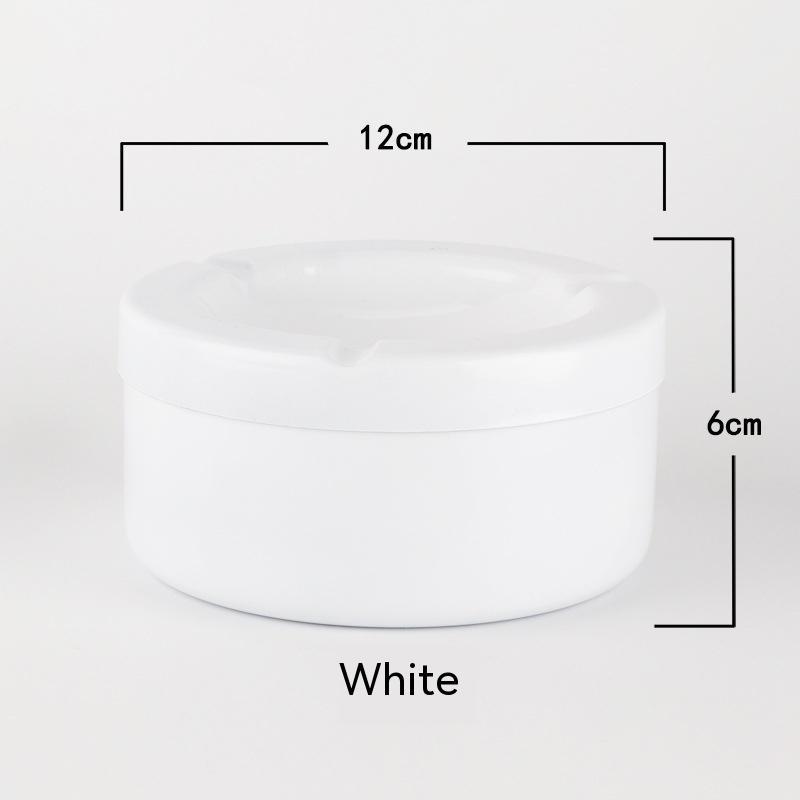 European Style With Lid Stainless Steel Ash Tray Creative