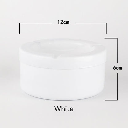 European Style With Lid Stainless Steel Ash Tray Creative