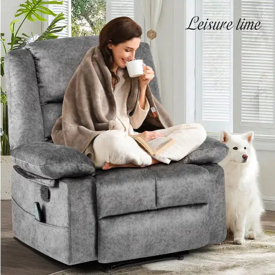 Grey Massage Lounger Sofa
