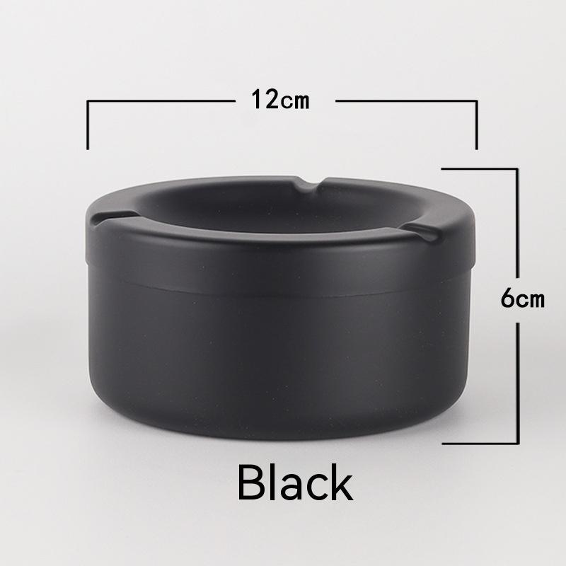 European Style With Lid Stainless Steel Ash Tray Creative