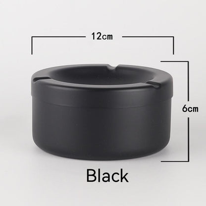 European Style With Lid Stainless Steel Ash Tray Creative