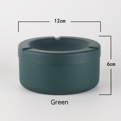 European Style With Lid Stainless Steel Ash Tray Creative